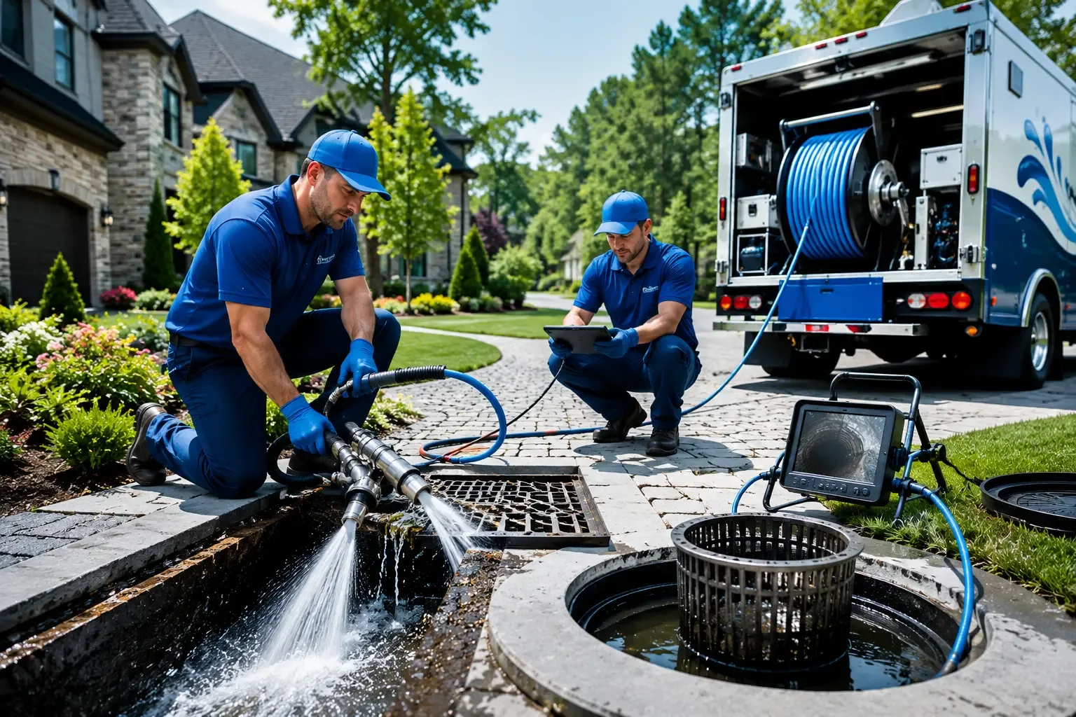 Local outdoor drain cleaning professionals in Comins, MI