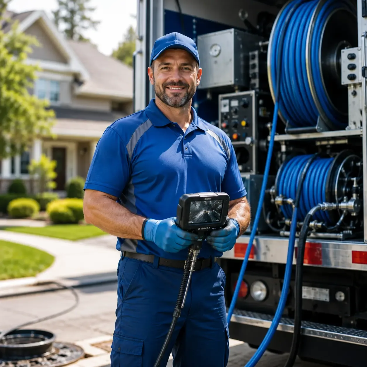 Local outdoor drain cleaning specialists in Comins, MI